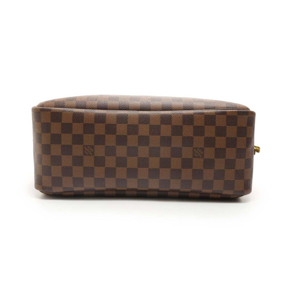 LOUIS VUITTON Authentic Brown Deauville Boston Bag - Picture 7 of 11